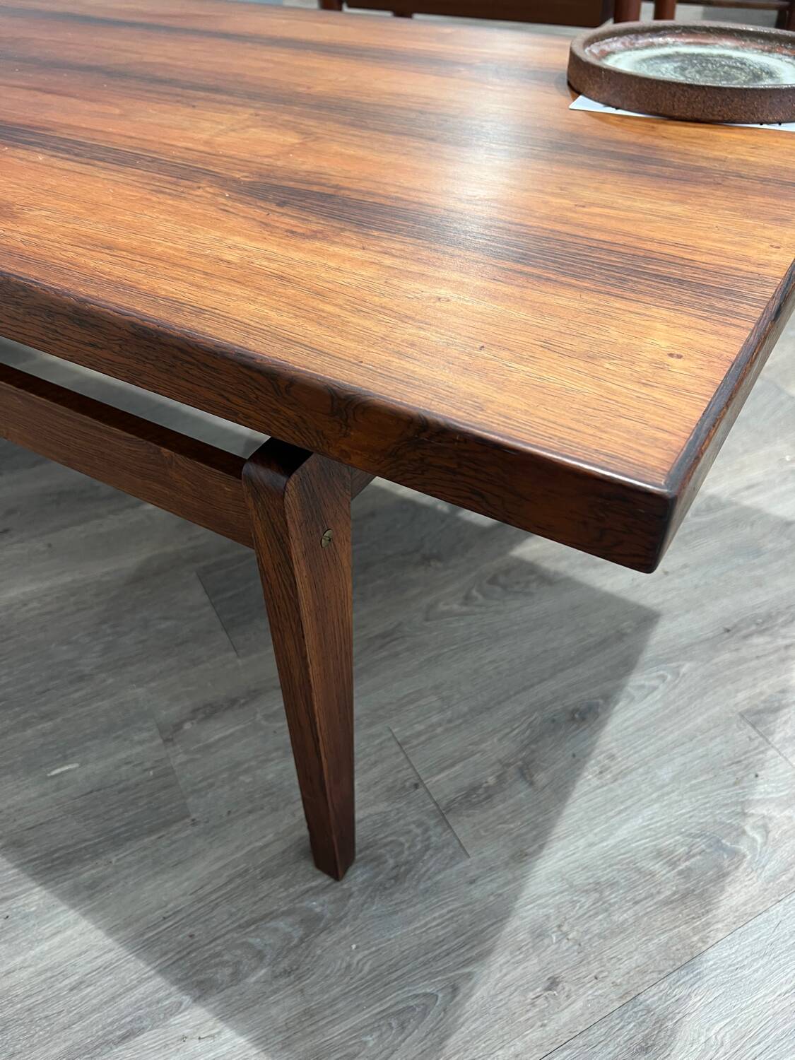 Scandinavian rosewood coffee table