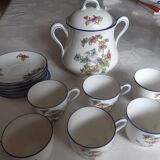 Service à café ancien en porcelaine de Limoges