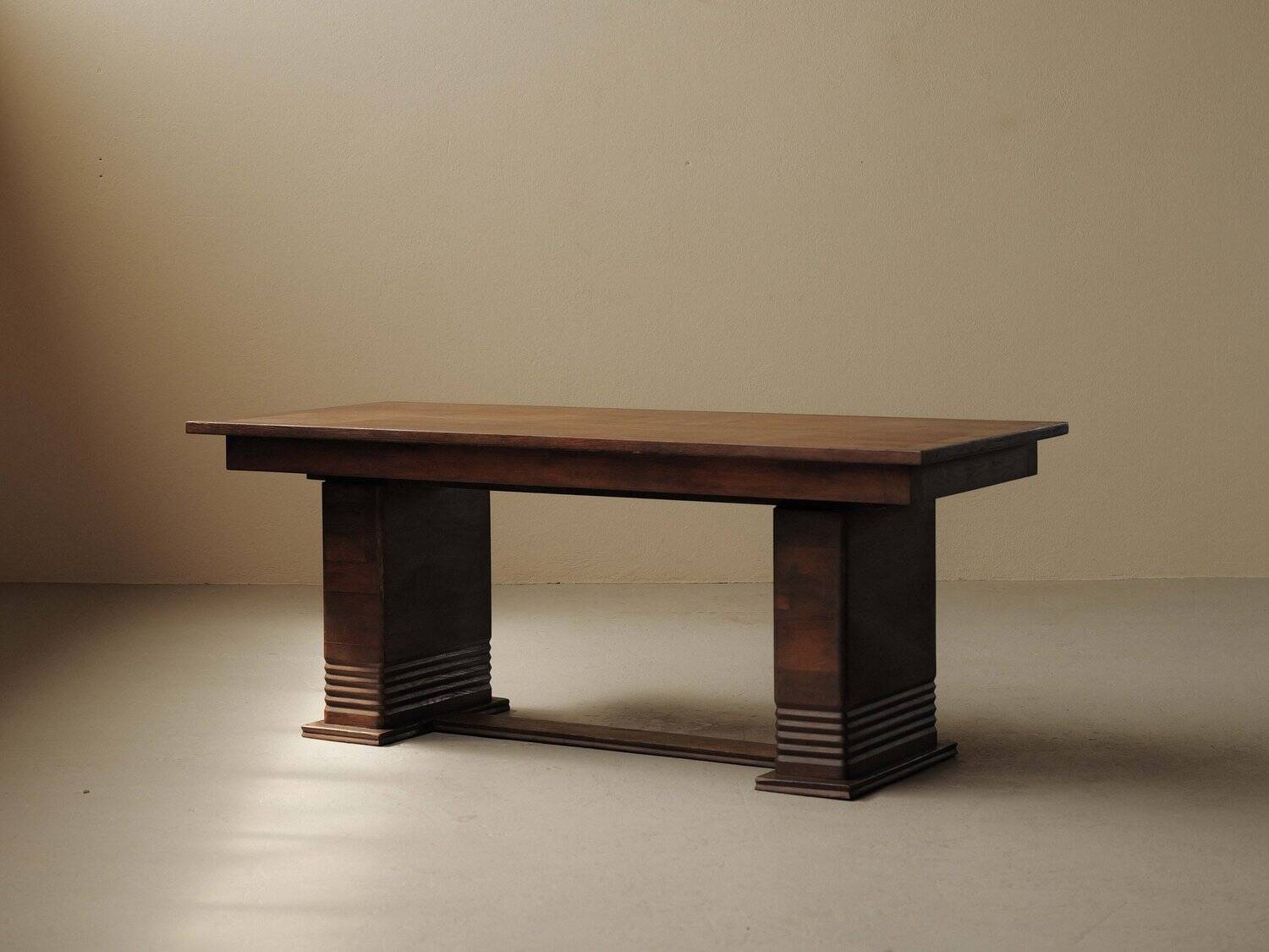 Modernist dining table, France, circa 1940.