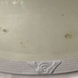 Mirror beveled art deco white 66x39cm