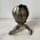 Ashtray flower 1970 silver bronze