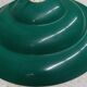 Lustre suspension metal vert et blanc vintage