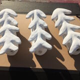 Three plaster wall lamps 'edges'