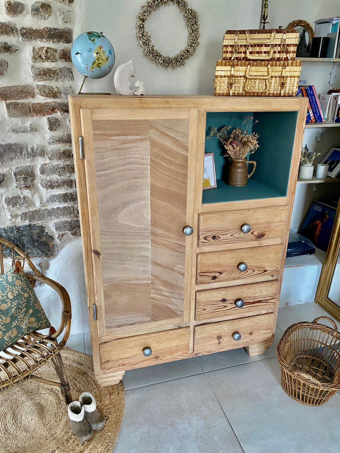 Parisian wardrobe and drawers