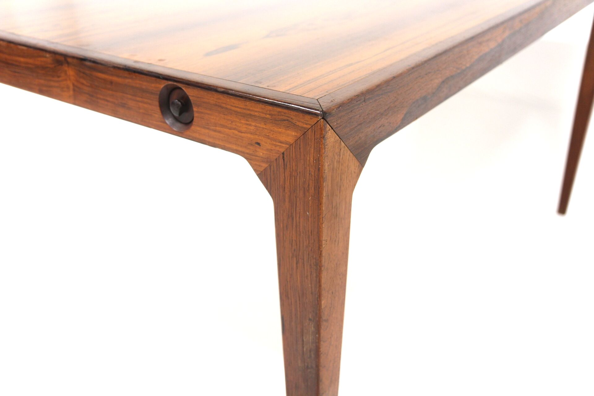 Table de salle à manger en palissandre Poul Hundevad, Danemark, 1960