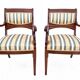 Armchairs, Northern Europe, circa 1890. After renovation.