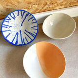 Saladier bleu et blanc porcelaine