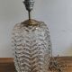 Large 1980s Lamp with Crystal Base/Vase/Handcrafted Lampshade - Unique Piece