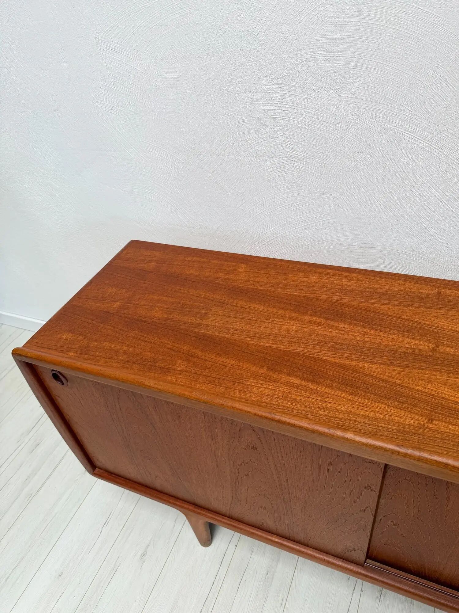 1960s large vintage Danish design teak sideboard by H.P. Hansen
