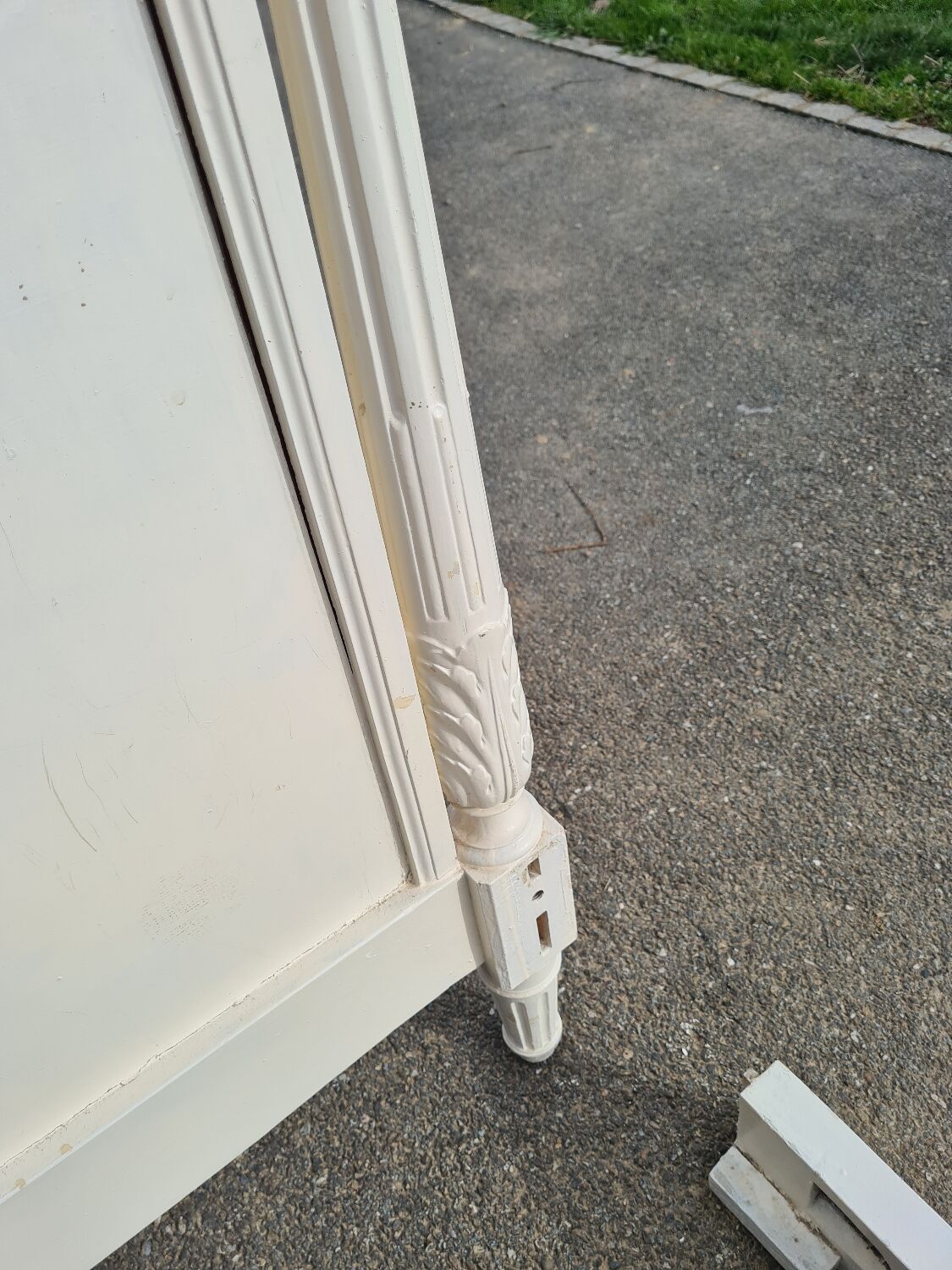 Bed 1 person Louis XVI style