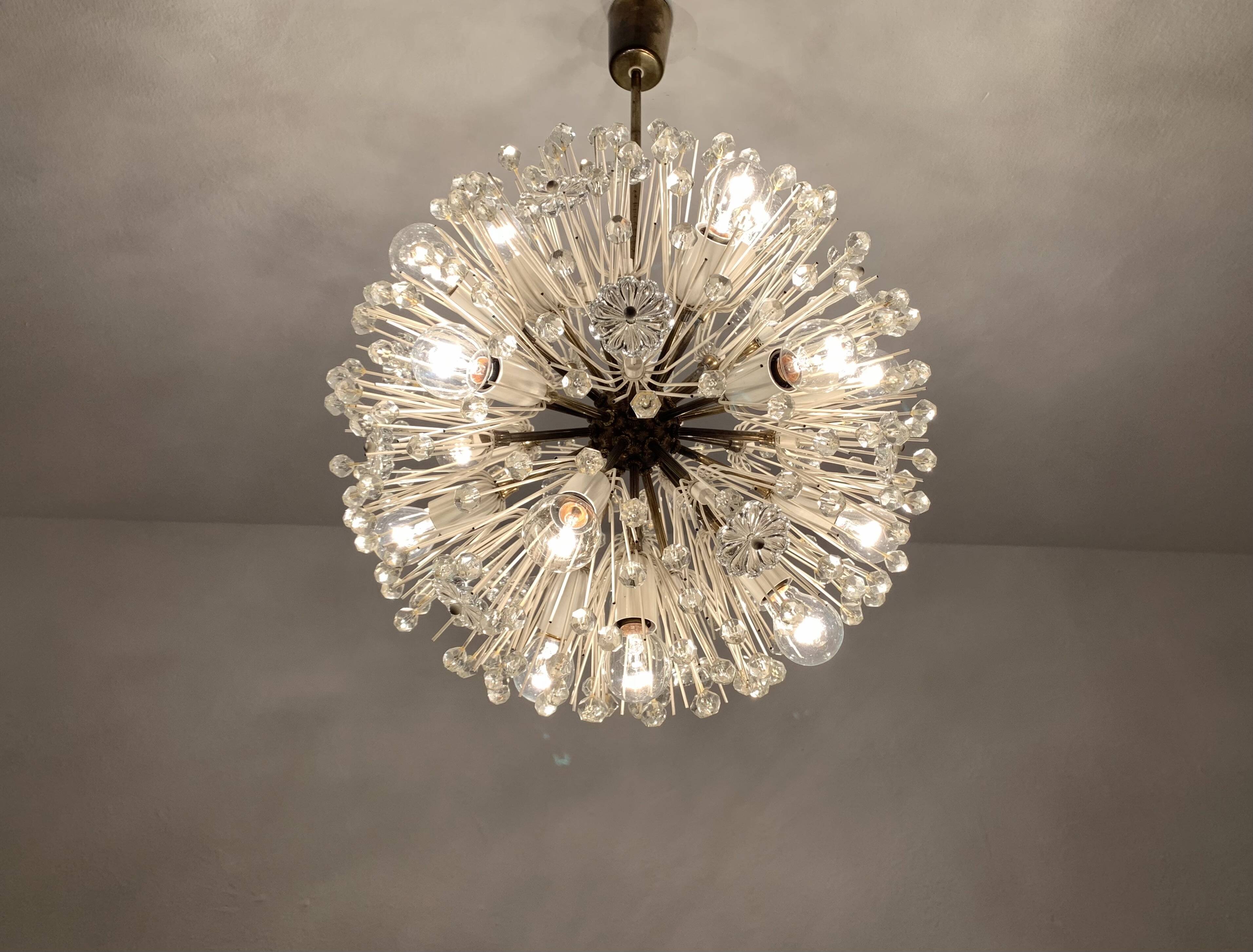 Dandelion Chandelier par Emil Stejnar pour Rupert Nikoll