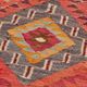 Turkish Handwoven Vintage Herki Kilim 93 cm x 343 cm