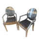 2 fauteuils Kartell Louis Ghost