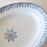 Oval dish, Saint Amand, iron earth