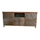 Storage furniture in steel and wood