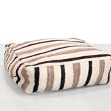 Vintage Moroccan Berber pouf in wool