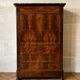 Flame mahogany writing desk – Louis-Philippe period, 19th century
