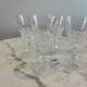 Set of 4 crystal stem glasses