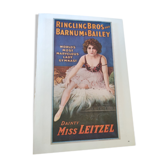 Vintage two-sided circus posters