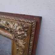 Miroir doré époque restauration 125x92