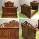 Henry II oak bed - early 20th