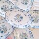 Antique oval Limoges plates