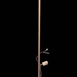 Vintage halogen floor lamp in gold metal