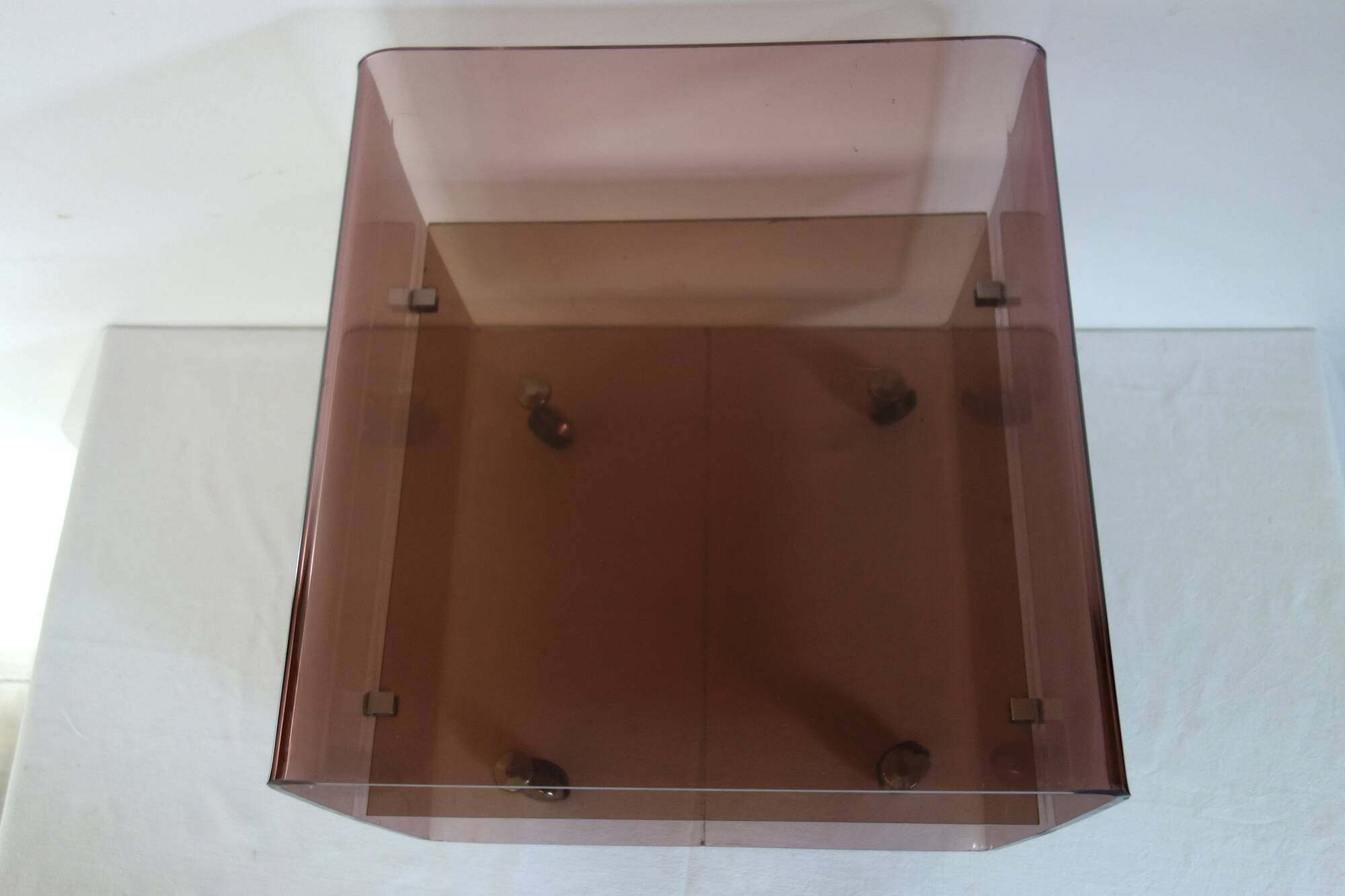 Michel Dumas 70's coffee table trolley on wheels