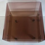 Michel Dumas 70's coffee table trolley on wheels