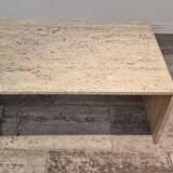 Travertine coffee table attributed to Up & Up, Italy, 1975