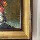 Old painting, still life with flowers signed Saint Alban, XX century