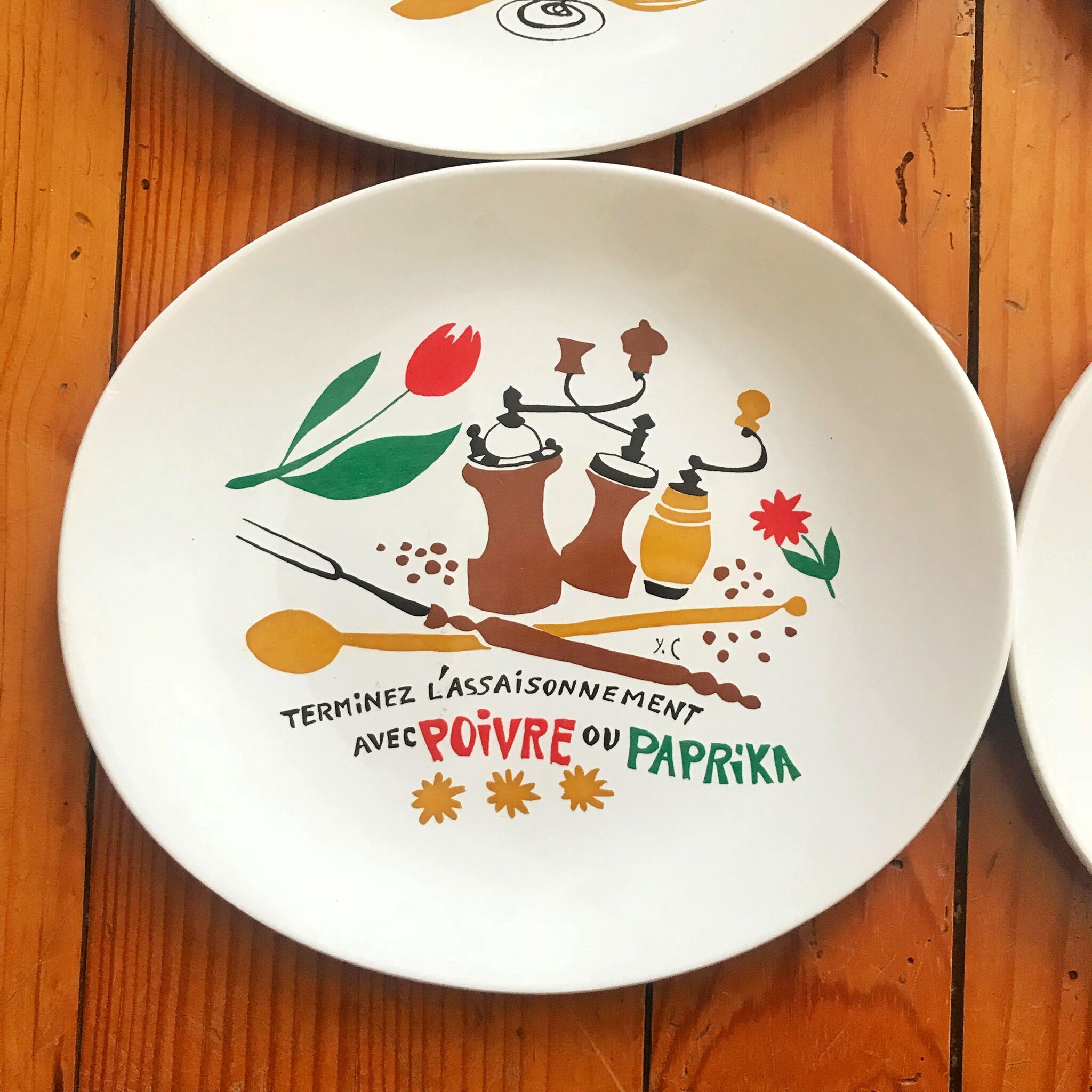 Sallins fondue plates