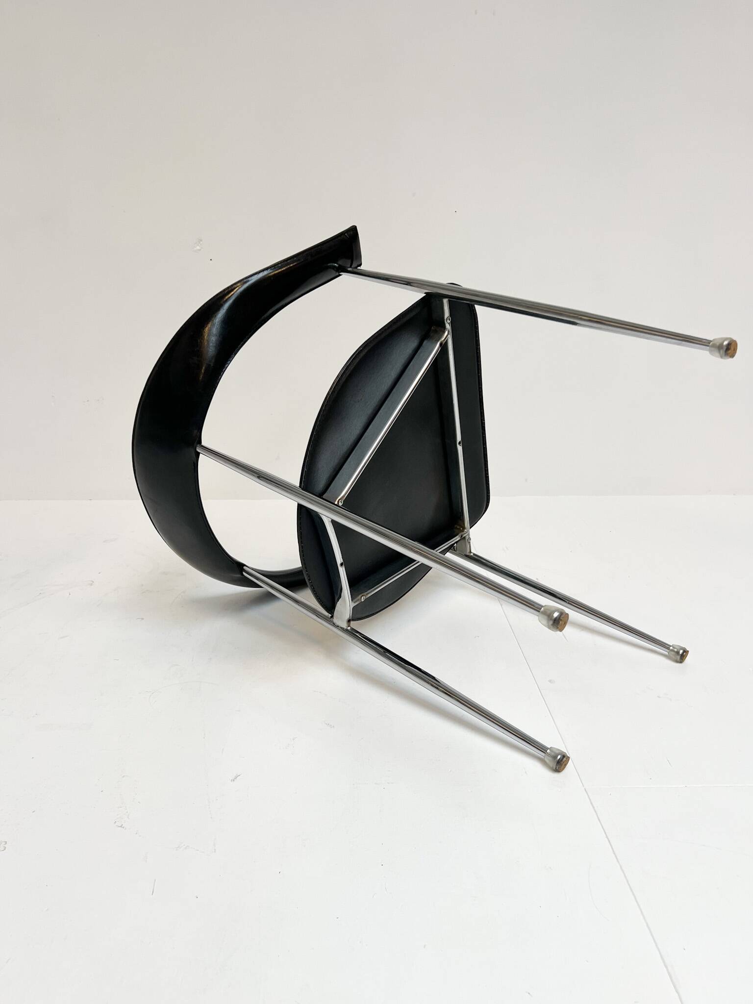 Ensemble de 6 chaises P40 de Giancarlo Vegni pour Fasem, années 1980