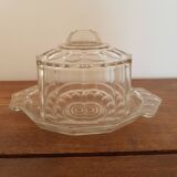 Cloche en verre et plat