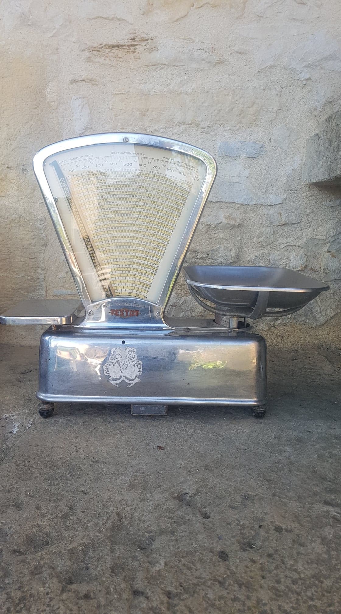 Stainless steel Testut scale