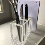 Plexiglas pencil holder by Harvey Guzzini circa 1970