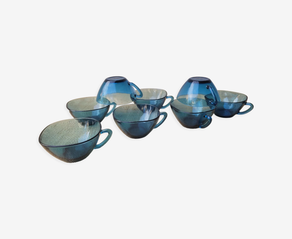 Tasses en verre 70's