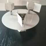 Ceiling lamp 3 adjustable metal lamps vintage 1980