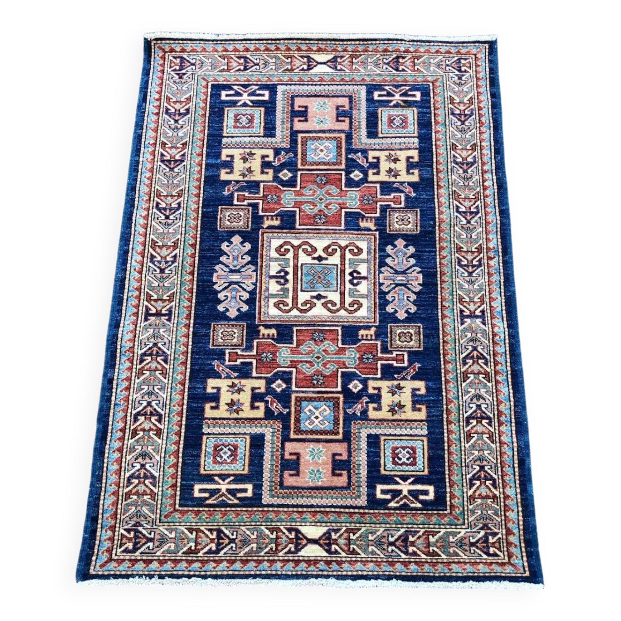 Handmade Kazak rug