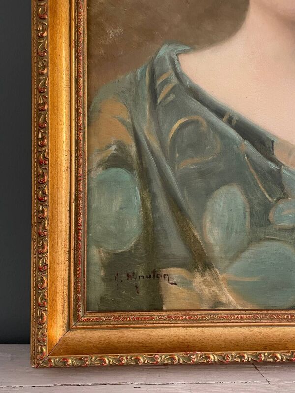 Tableau ancien signé Georges Mouton, début XXème