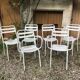 Ensemble de chaises et fauteuils de jardin Tolix 1950