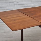 1970s, Danish foldable dining table, teak wood, original condition.