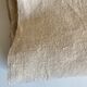 Raw hemp tablecloth 19th trousseau reserve 2m x 2m