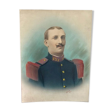 Portrait soldat colorisé