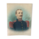 Portrait soldat colorisé