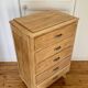 Vintage chiffonier with compass feet