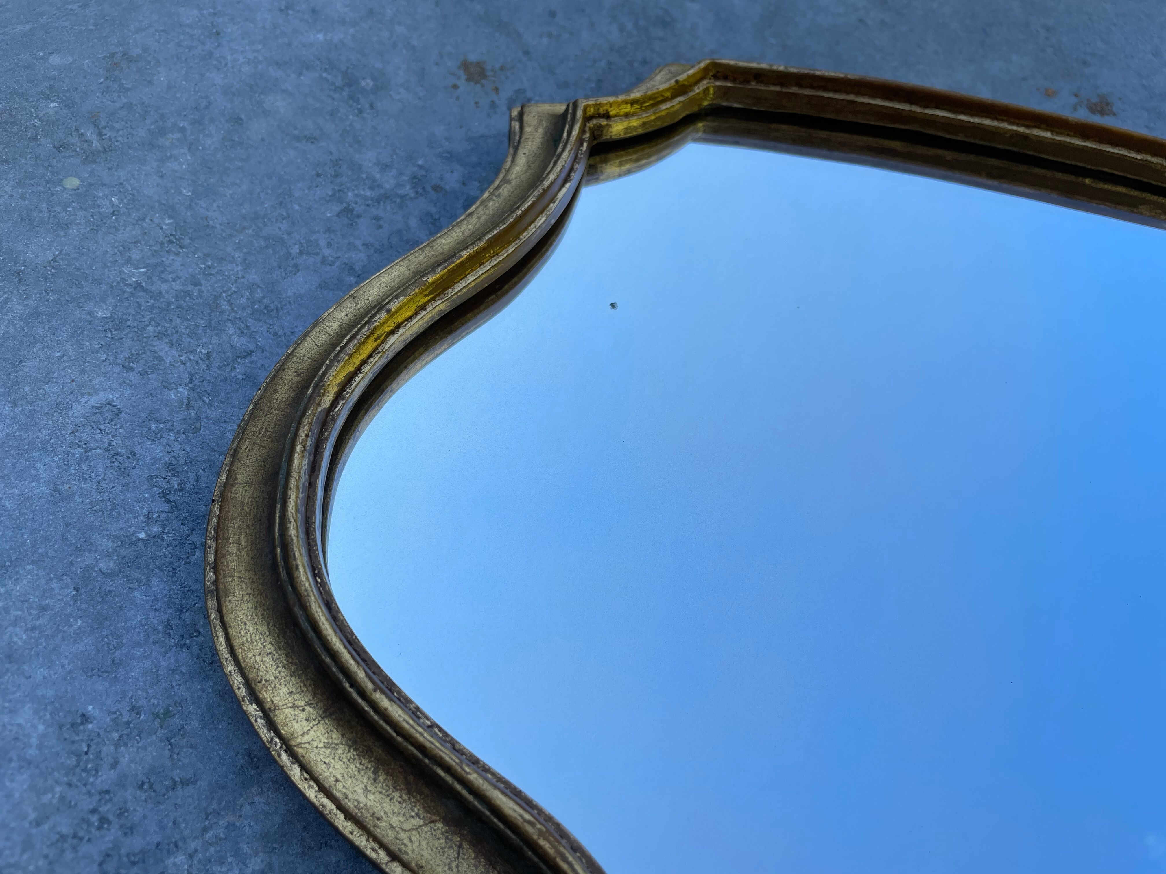 Vintage gold mirror 42 x 30