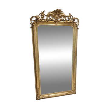 Antique gilded mirror in Louis Philippe style
