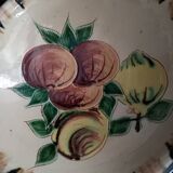 Spanish salad bowl in painted terracotta