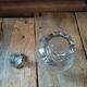 Art Deco glass bottle cap glass